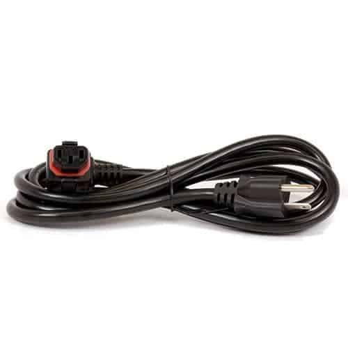 A black AC Cord: Lock & Seal 6.5' with a red plug.