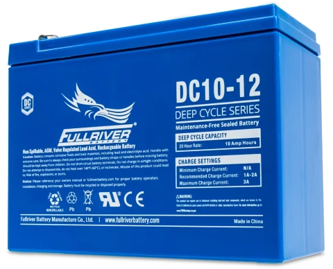 DC Series DC10-12 AGM battery from Fullriver Battery