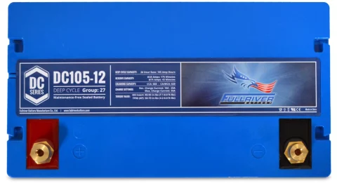 DC Series DC105-12 AGM battery from Fullriver Battery
