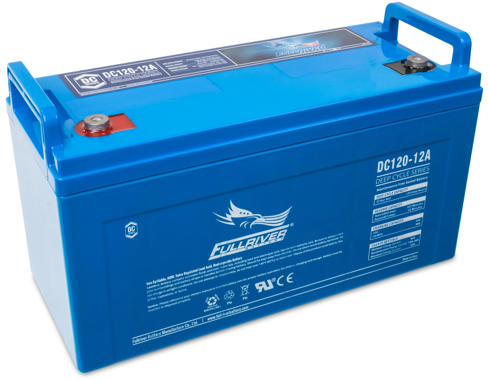 DC Series DC120-12A AGM battery from Fullriver Battery
