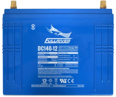 DC Series DC140-12 AGM battery from Fullriver Battery