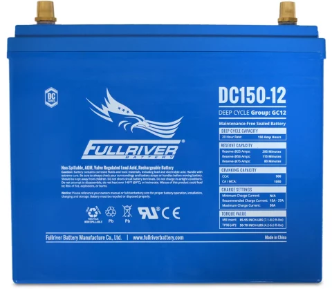 DC Series DC150-12 AGM battery from Fullriver Battery