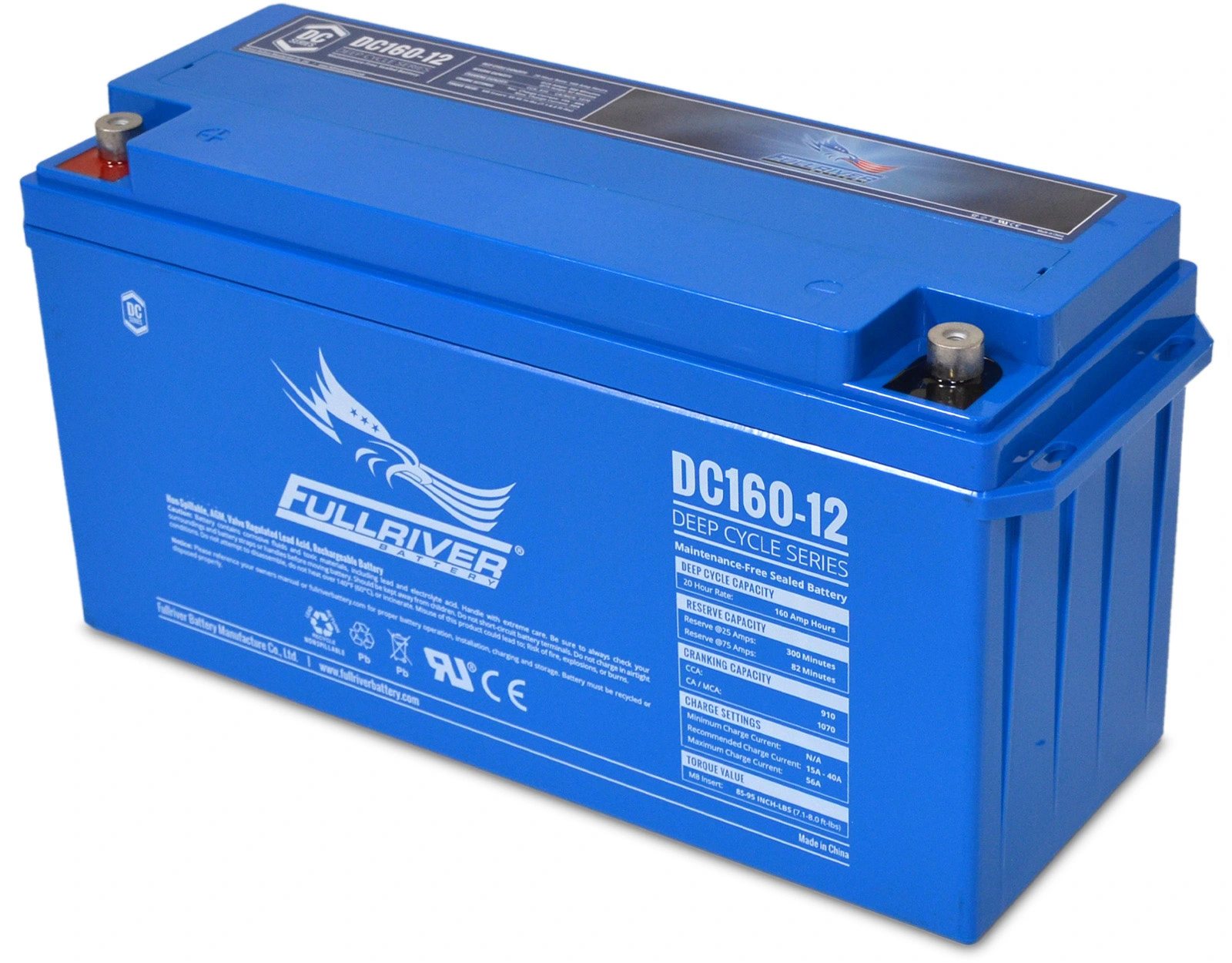 12V 160 CCA AGM Battery