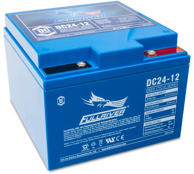 DC Series DC24-12 AGM battery from Fullriver Battery