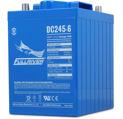 DC Series DC245-6 AGM battery from Fullriver Battery