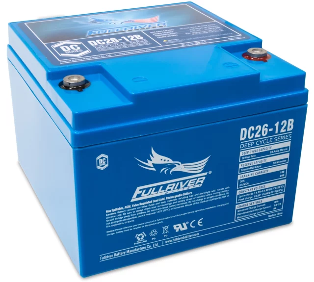 DC Series DC26-12B AGM battery from Fullriver Battery
