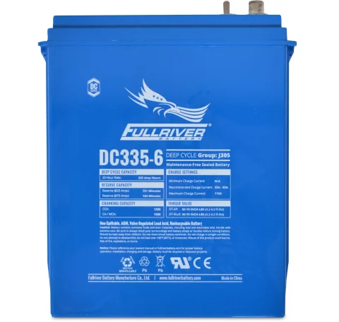 DC Series DC335-6 AGM battery from Fullriver Battery