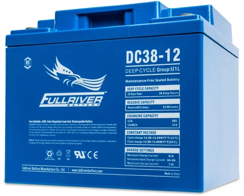 DC Series DC38-12 AGM battery from Fullriver Battery
