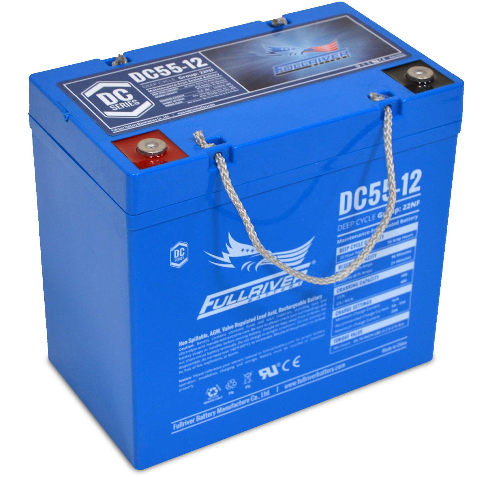 DC Series DC55-12 AGM battery from Fullriver Battery