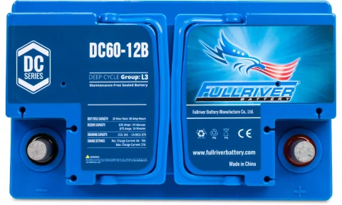DC Series DC60-12B AGM battery from Fullriver Battery