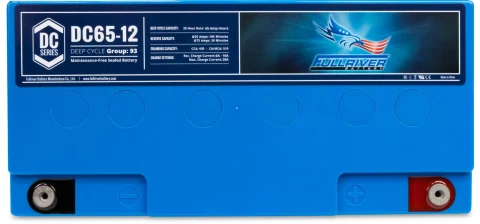 DC Series DC65-12 AGM battery from Fullriver Battery