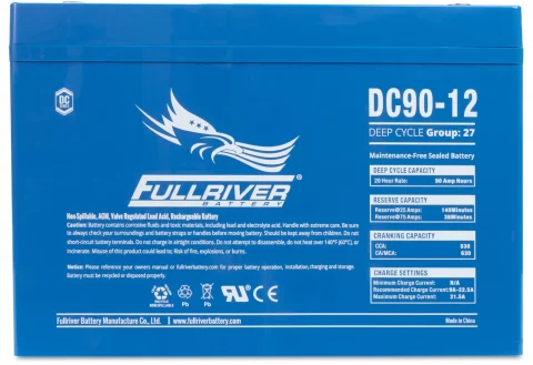 DC Series DC90-12 AGM battery from Fullriver Battery