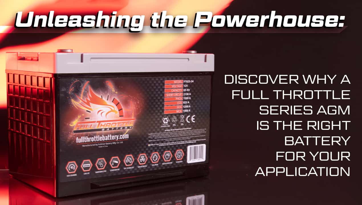 Unleashing the Powerhouse featuring a Full Throttle Battery