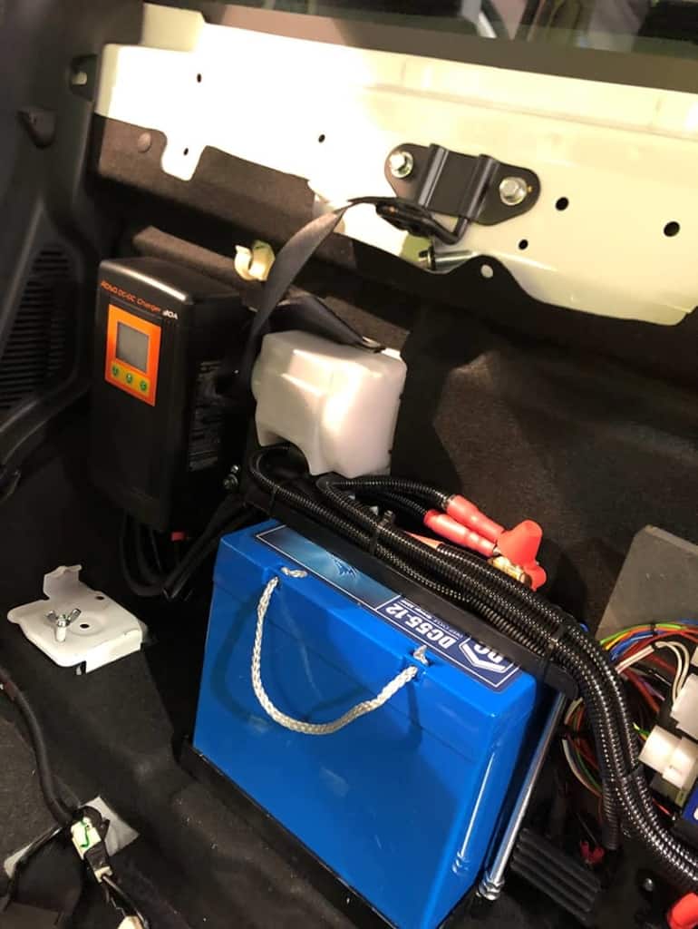 A Fullriver DC Series battery are installed into a London metropolitan police vehicle.
