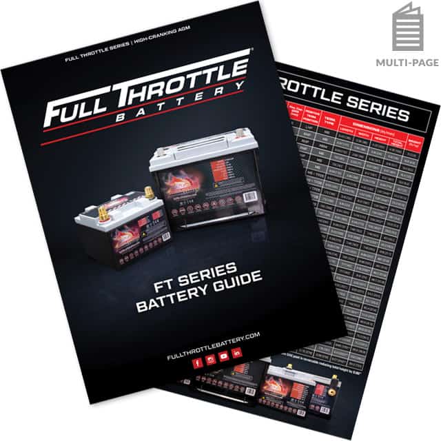 Full Throttle Series Battery Brochure