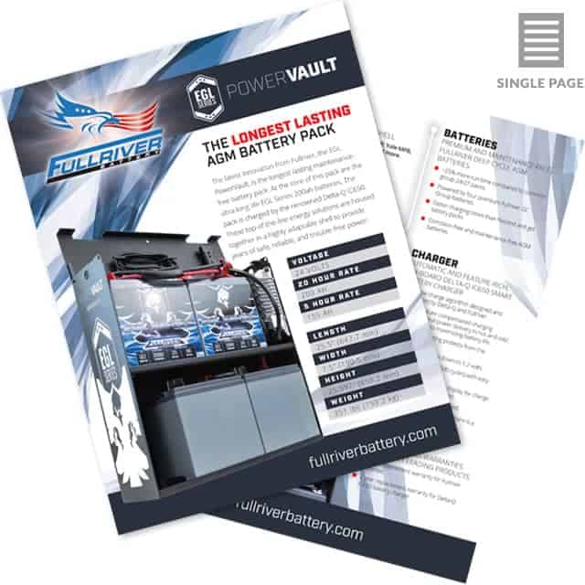 EGL Series PowerVault Brochure