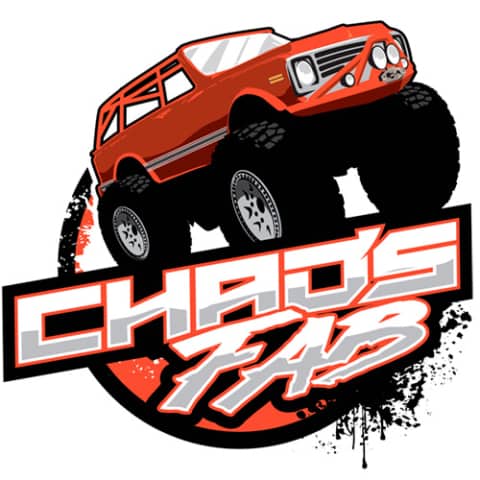 The logo for chad's fab.