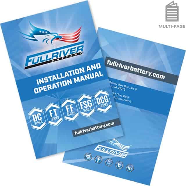 Fullriver Battery Installation and Operation Manual